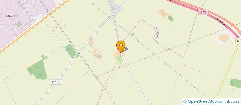 localisation de l'entreprise MONSIEUR NICOLAS AUCLAIR  TROUY