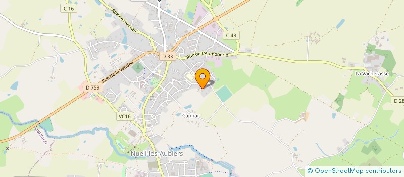 localisation de l'entreprise MONSIEUR NICOLAS AUDEBAUD à NUEIL-LES-AUBIERS