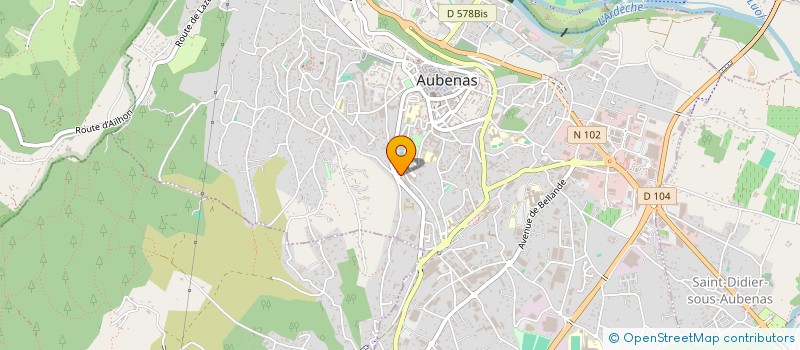 localisation de l'entreprise MONSIEUR NICOLAS AUDIGIER  SAINT-ETIENNE-DE-FONTBELLON