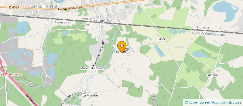 localisation de l'entreprise MONSIEUR NICOLAS AUDOUIN  THOURY