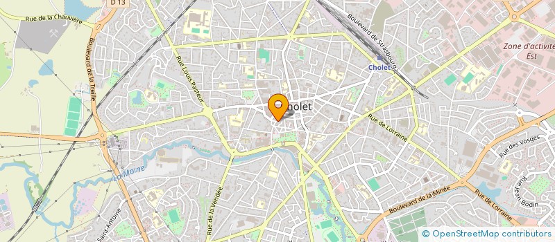 localisation de l'entreprise MONSIEUR NICOLAS AUGEREAU à CHOLET