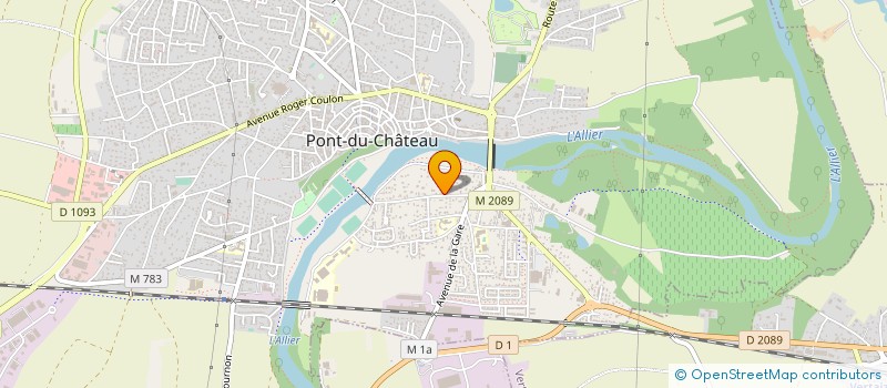 localisation de l'entreprise MONSIEUR NICOLAS AUGIER  PONT-DU-CHATEAU