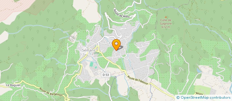 localisation de l'entreprise MONSIEUR NICOLAS AUGIER à SEILLANS