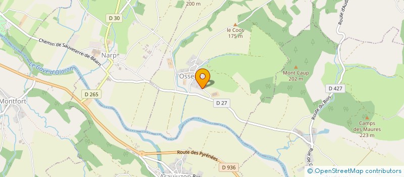 localisation de l'entreprise MONSIEUR NICOLAS-AUGUSTIN CHAUVELOT  OSSENX