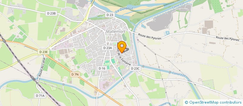 localisation de l'entreprise MONSIEUR NICOLAS AULAGNER  MALLEMORT