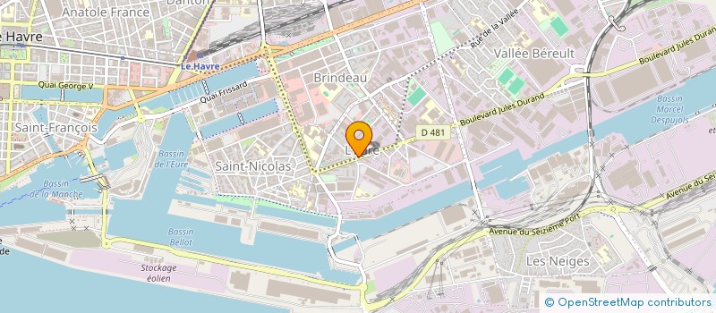 localisation de l'entreprise MONSIEUR NICOLAS AUMONT  LE HAVRE