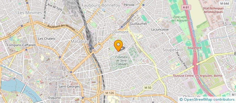 localisation de l'entreprise MONSIEUR NICOLAS AURIAC à TOULOUSE