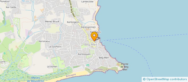 localisation de l'entreprise MONSIEUR NICOLAS AURISSERGUES à FOUESNANT