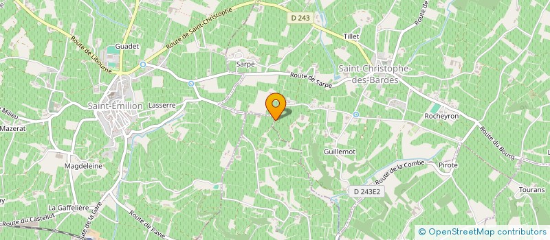 localisation de l'entreprise MONSIEUR NICOLAS AUVRAY  SAINT-CHRISTOPHE-DES-BARDES