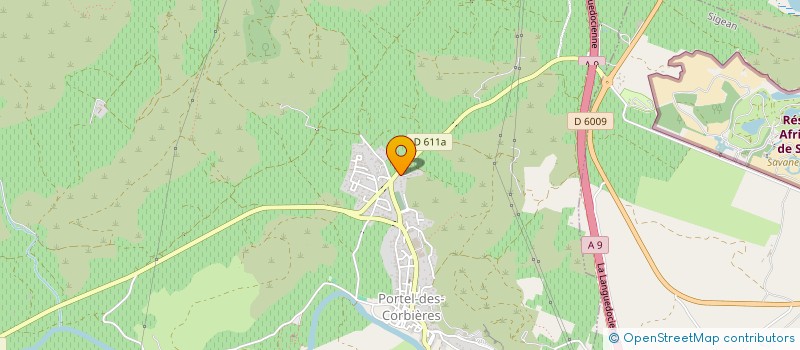 localisation de l'entreprise MONSIEUR NICOLAS AUZOLLE  PORTEL-DES-CORBIERES