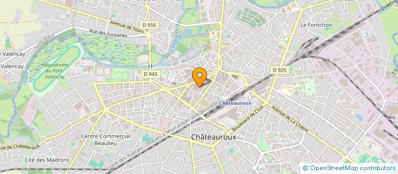 localisation de l'entreprise MONSIEUR NICOLAS AVILA à CHATEAUROUX