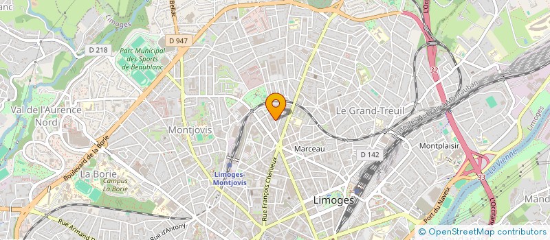 localisation de l'entreprise MONSIEUR NICOLAS AVON à LIMOGES