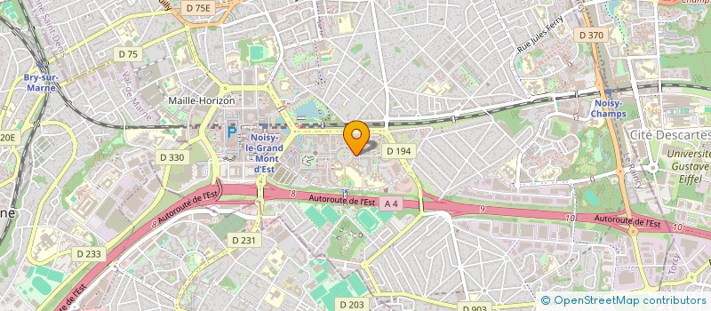 localisation de l'entreprise MONSIEUR NICOLAS AZEDE  NOISY-LE-GRAND