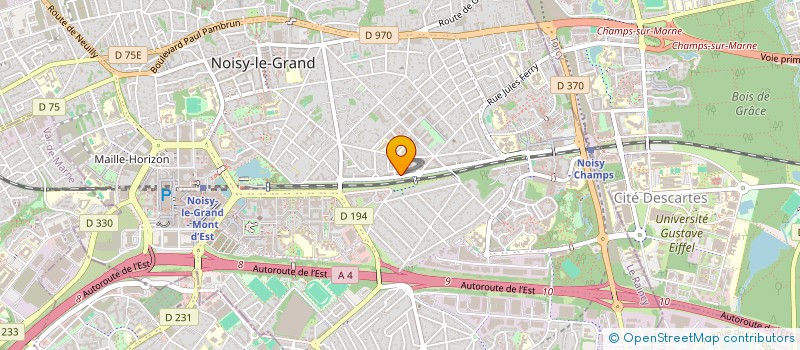 localisation de l'entreprise MONSIEUR NICOLAS AZI  NOISY-LE-GRAND