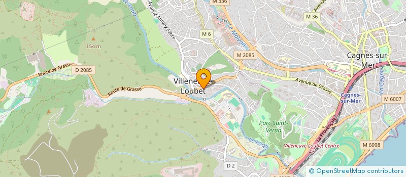 localisation de l'entreprise MONSIEUR NICOLAS AZULAY à VILLENEUVE-LOUBET