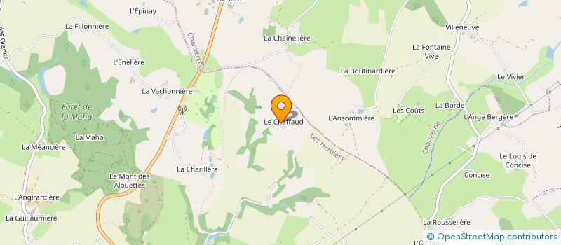 localisation de l'entreprise MONSIEUR NICOLAS BABARIT  LES HERBIERS