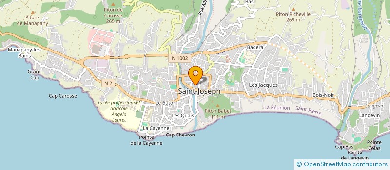 localisation de l'entreprise MONSIEUR NICOLAS BABILLON à SAINT-JOSEPH