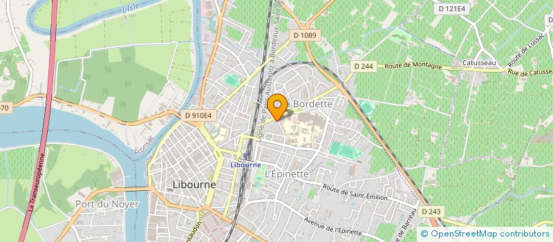 localisation de l'entreprise MONSIEUR NICOLAS BABIN  LIBOURNE