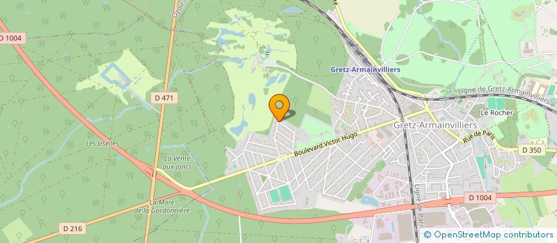 localisation de l'entreprise MONSIEUR NICOLAS BABY  GRETZ-ARMAINVILLIERS