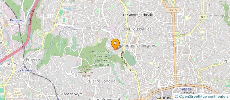 localisation de l'entreprise MONSIEUR NICOLAS BACCIOCHI à CANNES