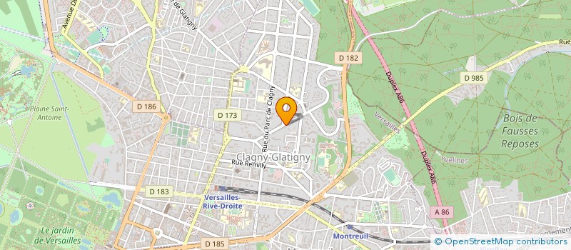 localisation de l'entreprise MONSIEUR NICOLAS BACHELOT à VERSAILLES