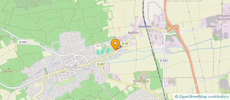 localisation de l'entreprise MONSIEUR NICOLAS BAECHTEL à ROSHEIM
