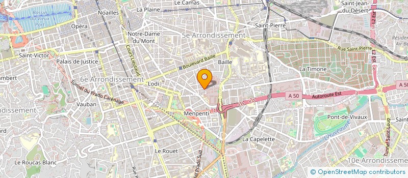 localisation de l'entreprise MONSIEUR NICOLAS BAEY  MARSEILLE