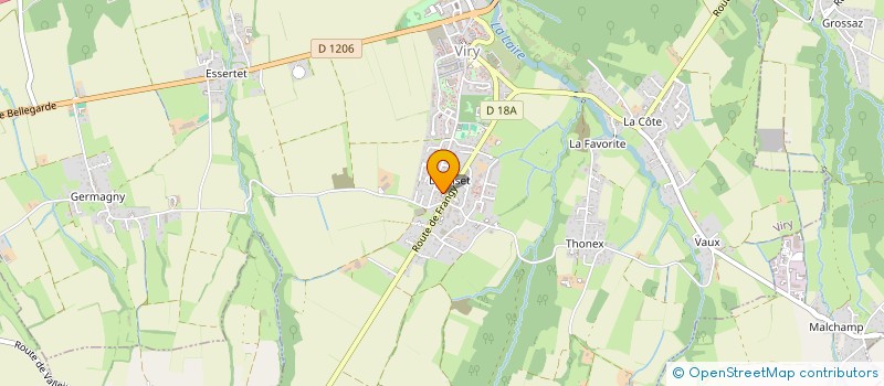 localisation de l'entreprise MONSIEUR NICOLAS BAILLARD  VIRY