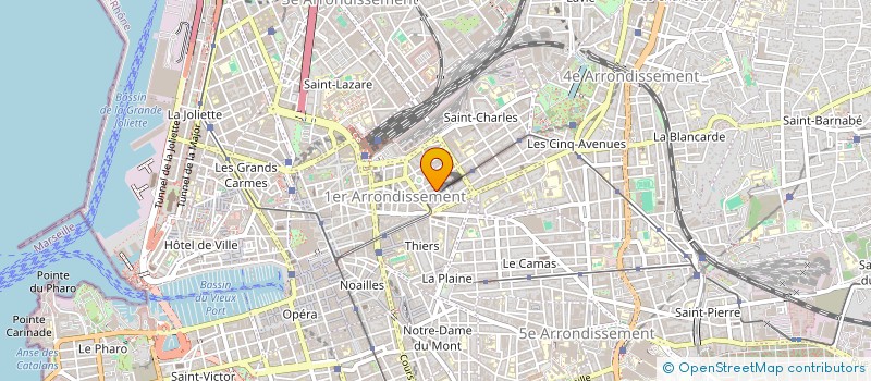 localisation de l'entreprise MONSIEUR NICOLAS BAILLIEUL  MARSEILLE