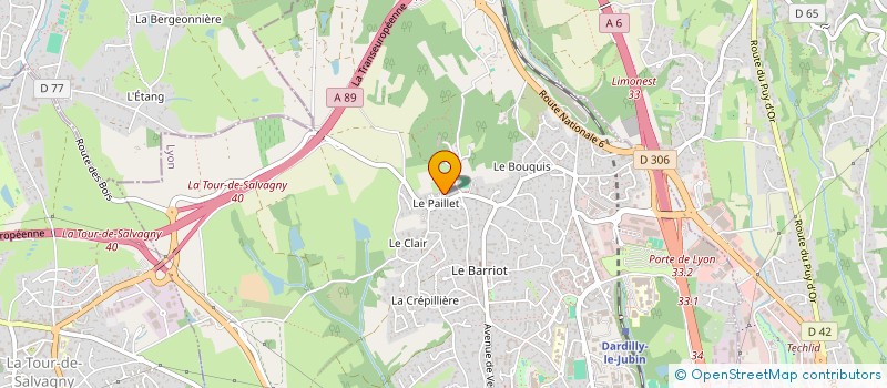 localisation de l'entreprise MONSIEUR NICOLAS BAILLOUX à DARDILLY
