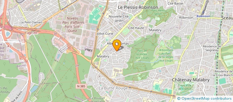 localisation de l'entreprise MONSIEUR NICOLAS BAILLY  CLAMART