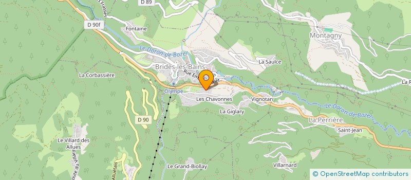 localisation de l'entreprise MONSIEUR NICOLAS BAL à COURCHEVEL