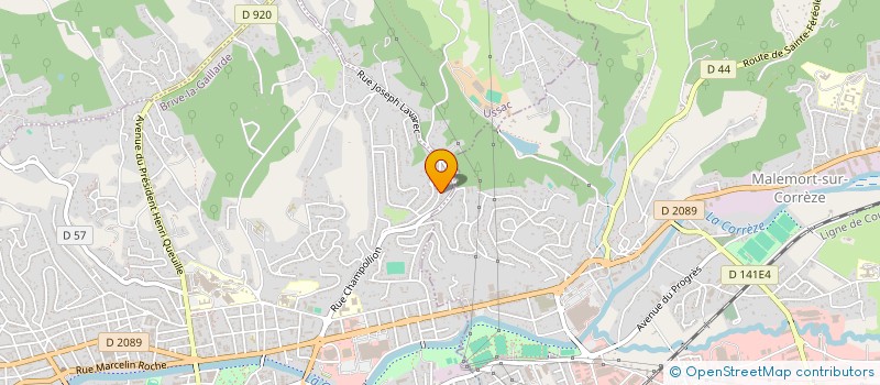 localisation de l'entreprise MONSIEUR NICOLAS BALA  BRIVE-LA-GAILLARDE