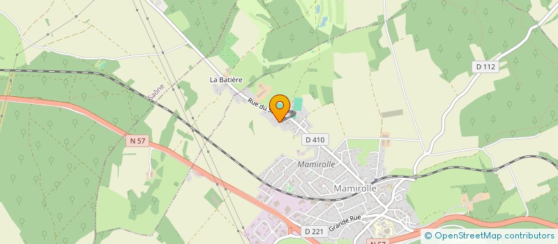 localisation de l'entreprise MONSIEUR NICOLAS BALANCHE  MAMIROLLE