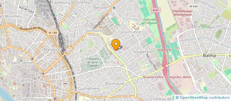 localisation de l'entreprise MONSIEUR NICOLAS BALAS à TOULOUSE