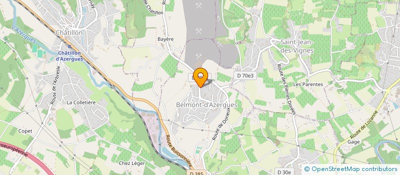 localisation de l'entreprise MONSIEUR NICOLAS BALAVOINE à BELMONT-D'AZERGUES