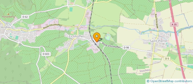 localisation de l'entreprise MONSIEUR NICOLAS BALL  EICHHOFFEN