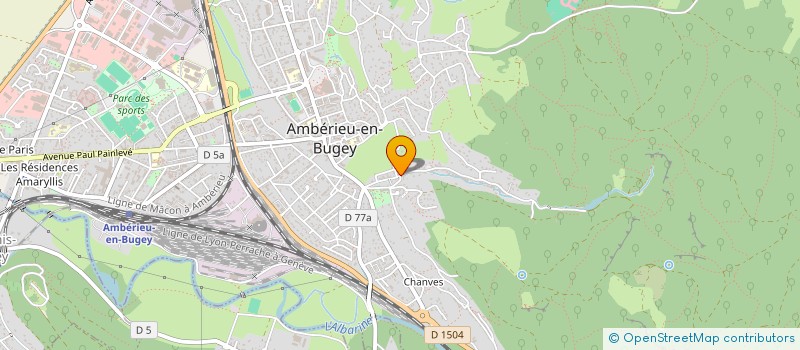 localisation de l'entreprise MONSIEUR NICOLAS BALLAND à AMBERIEU-EN-BUGEY