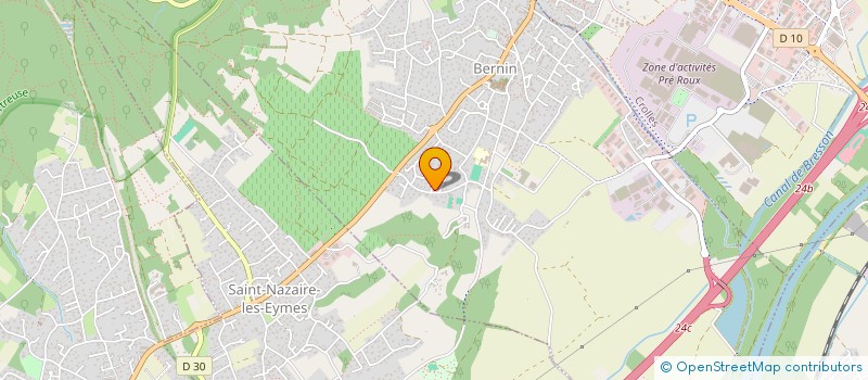 localisation de l'entreprise MONSIEUR NICOLAS BALLAS  BERNIN