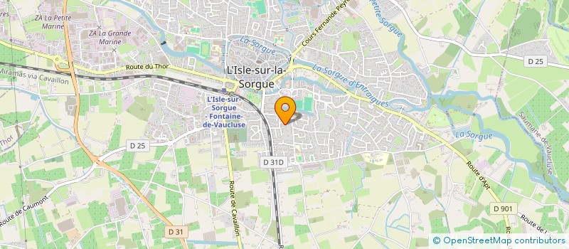 localisation de l'entreprise MONSIEUR NICOLAS BALLESTE à L'ISLE-SUR-LA-SORGUE