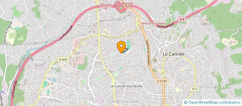 localisation de l'entreprise MONSIEUR NICOLAS BALLESTER  LE CANNET