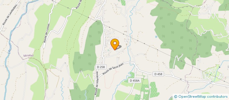 localisation de l'entreprise MONSIEUR NICOLAS BALLET  MIRABEL