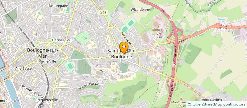 localisation de l'entreprise MONSIEUR NICOLAS BALLET  SAINT-MARTIN-BOULOGNE