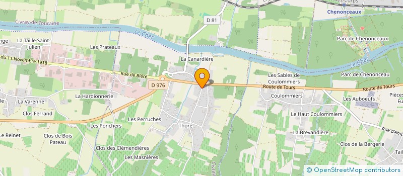 localisation de l'entreprise MONSIEUR NICOLAS BALLU  CIVRAY-DE-TOURAINE