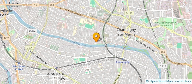 localisation de l'entreprise MONSIEUR NICOLAS BANUT à CHAMPIGNY-SUR-MARNE
