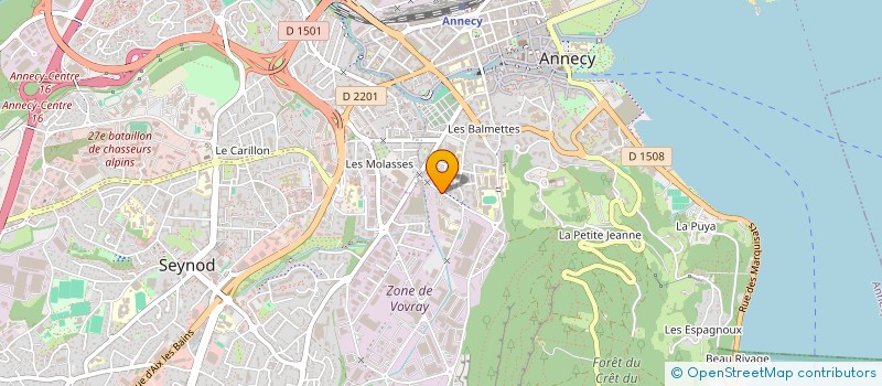 localisation de l'entreprise MONSIEUR NICOLAS BAOUR à ANNECY