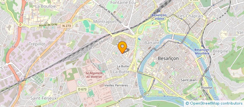 localisation de l'entreprise MONSIEUR NICOLAS-BAPTISTE BELIARD à BESANCON