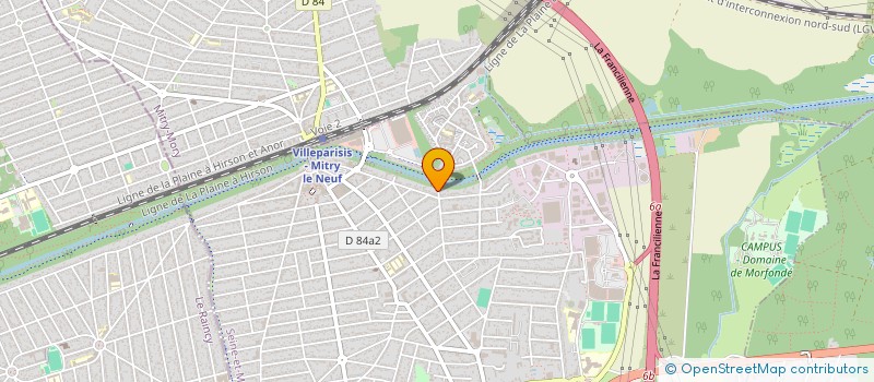 localisation de l'entreprise MONSIEUR NICOLAS BARANGER  VILLEPARISIS