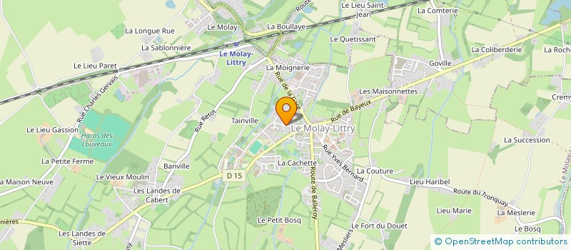 localisation de l'entreprise MONSIEUR NICOLAS BARBANCHON  LE MOLAY-LITTRY