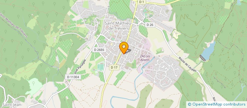 localisation de l'entreprise MONSIEUR NICOLAS BARBAZANGES à SAINT-MATHIEU-DE-TREVIERS